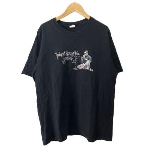 フォトTシャツ プリント カットソー 半袖 M ブラック