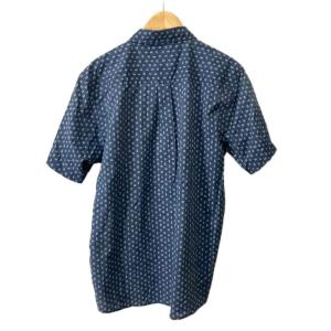 Patagonia 総柄シャツ ブラウス カジュアル 半袖 M ブルー 52691SP19