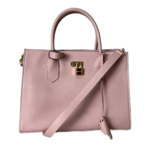 トートバッグ ショルダーバッグ ハンド レザー ピンク GY99