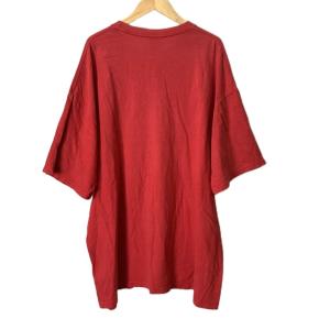 STUSSY Tシャツ 半袖 カットソー ワンポイントワッペン XL レッド