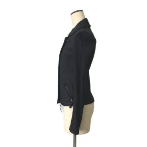 A/X ARMANI EXCHANGE スウェットジャケット ジップアップ 切替 XS ブラック GY99
