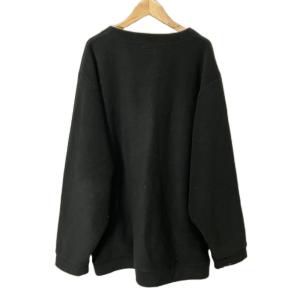 KAPITAL リバース フリース BIG クルー スウェット トレーナー プルオーバー 3 ブラック K1810LC152