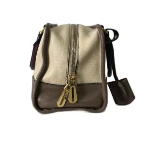LOEWE アマソナ28 トリコロール ハンドバッグ ベージュ