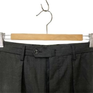 agnes b. パンツ スラックス タック 40 ブラック GY99