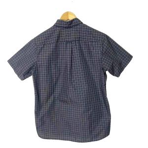 THE NORTH FACE シャツ カジュアル ボタンダウン チェック 半袖 XL ネイビー
