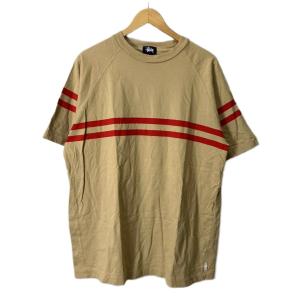 オールドTシャツ 紺タグ ラグラン 半袖 XL ベージュ