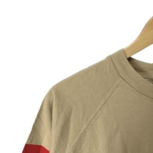 STUSSY オールドTシャツ 紺タグ ラグラン 半袖 XL ベージュ