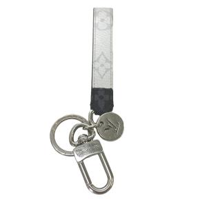 LOUIS VUITTON モノグラム エクリプス ポルトクレ ドラゴンヌ キーホルダー ホワイト M64168