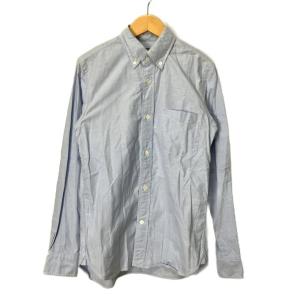 ボタンダウンシャツ カジュアルシャツ AD2012 長袖 S ブルー HJ-B001