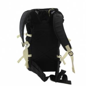 HEAD PORTER リュックサック バックパック 黒 ブラック フラップトップ バックル留め /SX