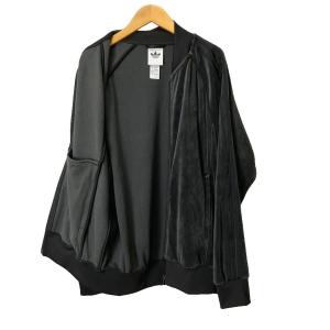 adidas SST アディカラーベロアトラックトップ トラックジャケット ジャージ L ブラック JX1559