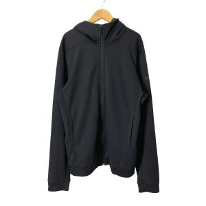 DELLEN FLEECE HOODY ジップパーカー フーディ L ブラック 21739