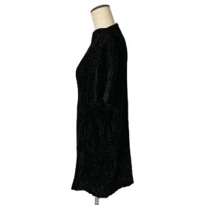 HANAE MORI ベロア カットソーセットアップ パンツ Tシャツ M ブラック