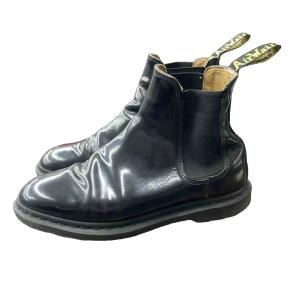 Dr.Martens チェルシーブーツ サイドゴア レザー ショートブーツ UK 7 ブラック