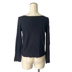 GUCCI ロングスリーブカットソー Tシャツ Vネック トムフォード期 長袖 40 ブラック