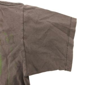 SAINTMICHAEL ×BERBERJIN Tシャツ フェード ダメージ プリント XXL グレー