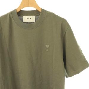 AMI Alexandre Mattiussi 25SS Ami de Coeur TShirt Tシャツ 半袖 クルーネック ロゴ ワンポイント ワンカラー