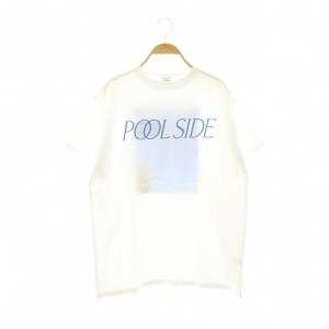 25SS POOLSIDE TEE Tシャツ カットソー 半袖 F 白 ホワイト /AT OS