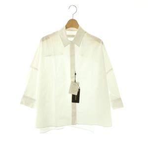 アパルトモン取扱い 24SS Aラインコットンシャツ 8 ホワイト