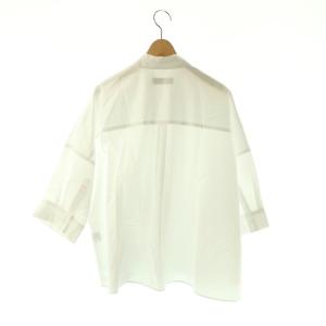 MACKINTOSH アパルトモン取扱い 24SS Aラインコットンシャツ 8 ホワイト