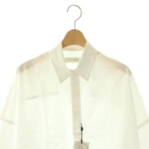 MACKINTOSH アパルトモン取扱い 24SS Aラインコットンシャツ 8 ホワイト