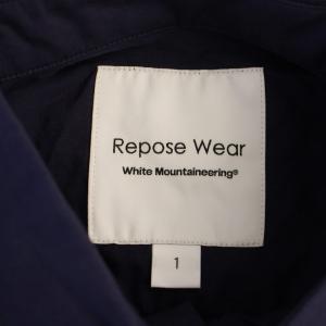 White Mountaineering × Repose Wear シャツ 長袖 1 ネイビー RW2273109 /BM