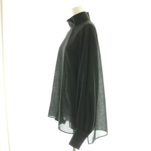 ADORE タグ付き 24SS スパンボイルブラウス シャツ 38 黒 ブラック /SS OS