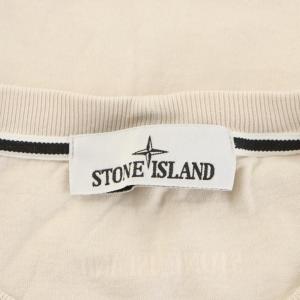 STONE ISLAND Tシャツ カットソー 半袖 ロゴ XL ベージュ /AN35