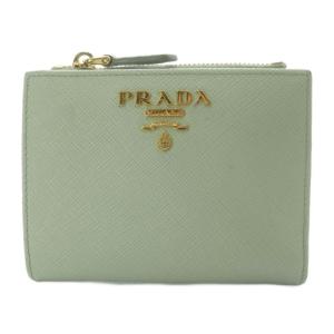 SAFFIANO TRIANGOLO ウォレット 二つ折り ミントグリーン 1ML050