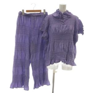 SHRINK STRIPE TOP PANTS セットアップ