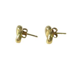 TIFFANY&Co. エルサペレッティダブルティアドロップピアス 750 K18