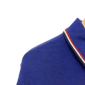 MONCLER ポロシャツ シャツ カットソー ワッペン 半袖 M パープル 151-091-83456-00