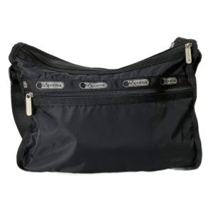 LesportSAC ショルダーバッグ 斜めがけ 無地 ブラック GY06