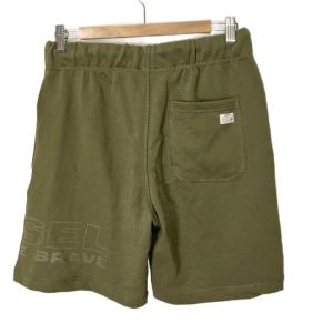 DIESEL lounge wear スウェットハーフパンツ ショートパンツ ショーツ S カーキ