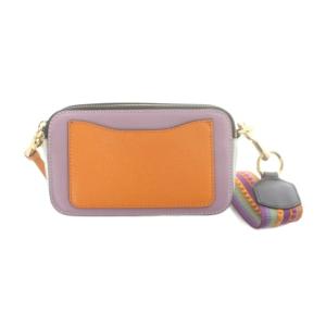 MARC JACOBS ザ スナップショット ショルダーバッグ 斜めがけ レザー ロゴ マルチカラー H172L01SP22 GY18