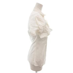 Alexander McQueen ブラウス フリル パフスリーブ 38 ホワイト