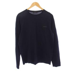 PRADA Tシャツ 長袖 クルーネック L 紺
