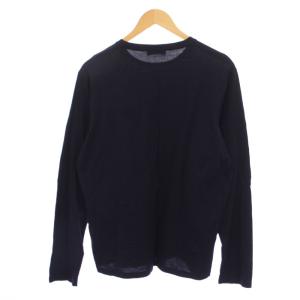PRADA Tシャツ 長袖 クルーネック L 紺