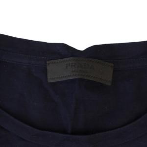 PRADA Tシャツ 長袖 クルーネック L 紺