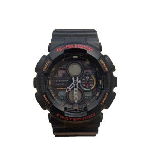 GA-140 腕時計 ジャンク クォーツ 黒 ブラック