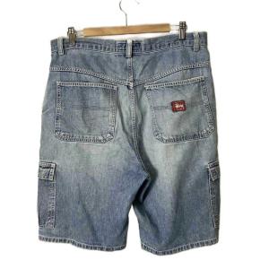 STUSSY ステューシー-90s ハーフカーゴ ショートパンツ デニム