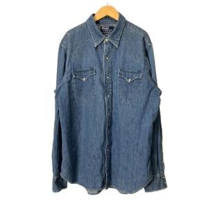 CLASSIC WESTERN ウエスタンシャツ デニム 長袖 L インディゴ GY06