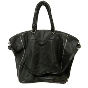 2WAYバッグ ショルダーバッグ レザー ブラック