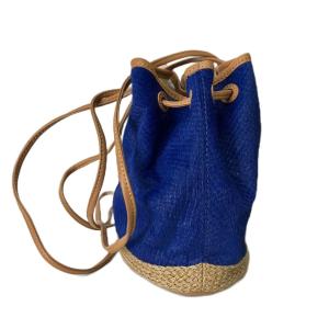 UGG 巾着バッグ ハンドバッグ ショルダー ハラコ 青 ブルー