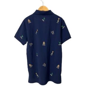 POLO RALPH LAUREN ポロベア刺繍 ポロシャツ カットソー 半袖 S ネイビー
