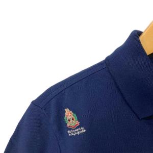POLO RALPH LAUREN ポロベア刺繍 ポロシャツ カットソー 半袖 S ネイビー