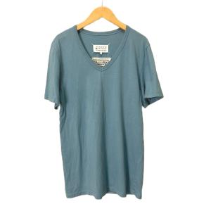 Tシャツ Vネック カットソー 半袖 44 スカイブルー S50GC0510