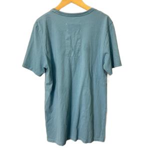 Martin Margiela 10 Tシャツ Vネック カットソー 半袖 44 スカイブルー S50GC0510