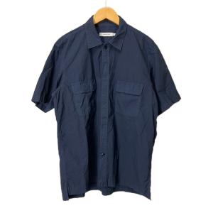 S/S SHIRT COTTON RIPSTOP OVERDYED シャツ 半袖 1 ネイビー NN-S4119