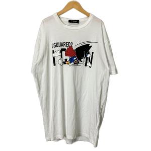 プリントTシャツ カットソー 半袖 クルーネック XXL ホワイト S79GC0012 S23009